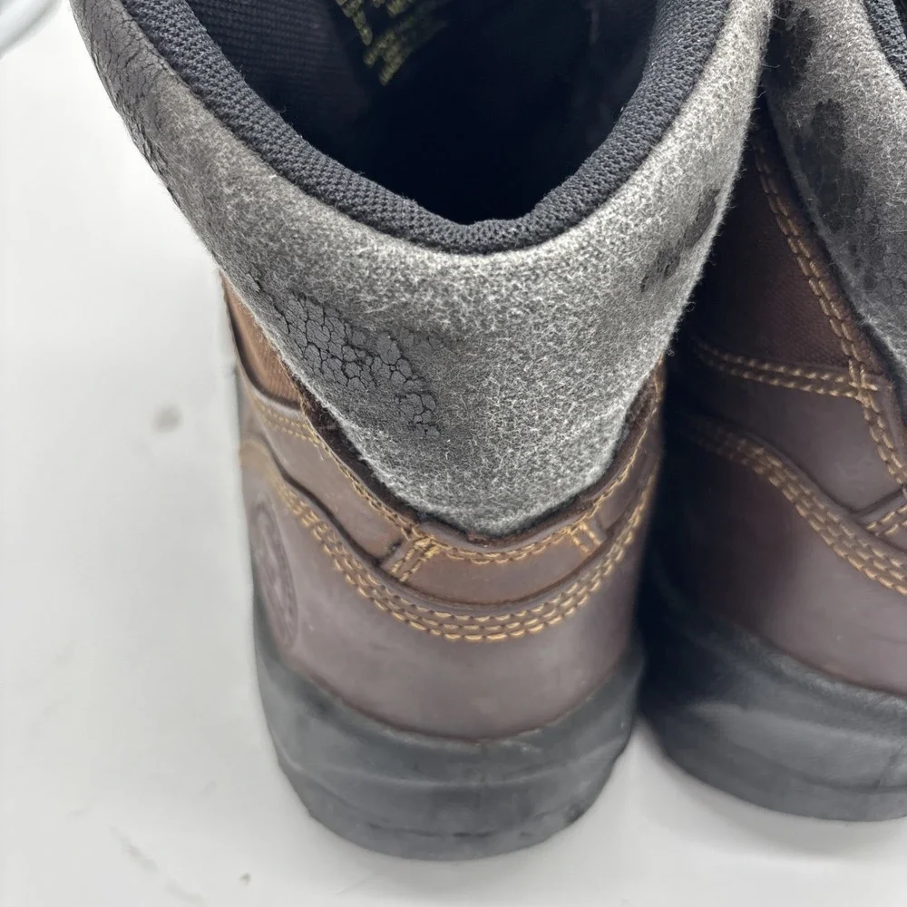 Mens Red Wing Irish Setter 83608 Ely Brn Leather Steel Toe Work Boots Sz 11 D